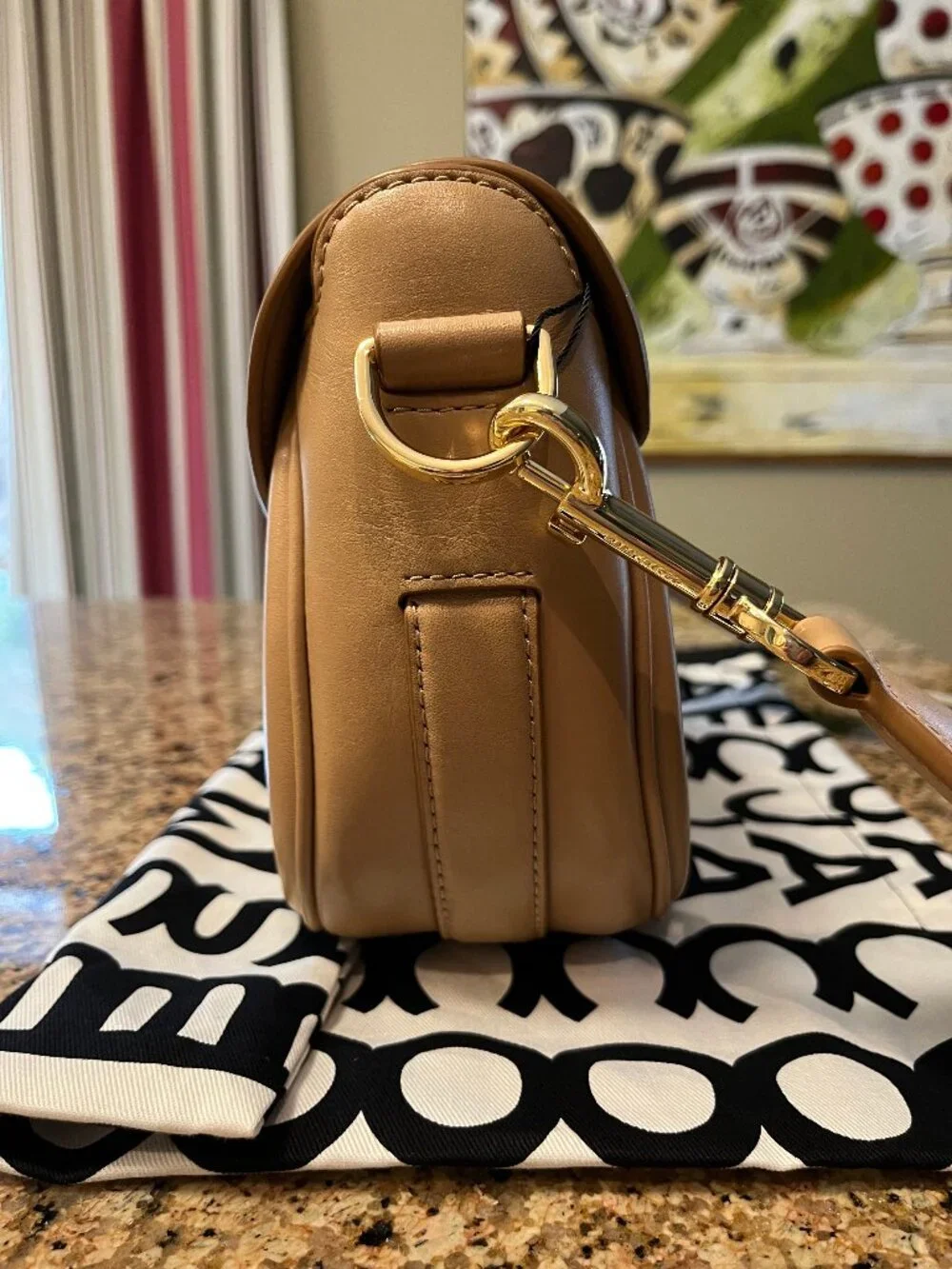 Marc Jacobs Saddle Bag Sz Medium - Leather - Authentic - Picture 8 of 17